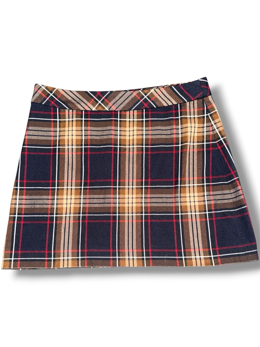 Steve Madden size 0 plaid mini skirt side zip closure preppy going out